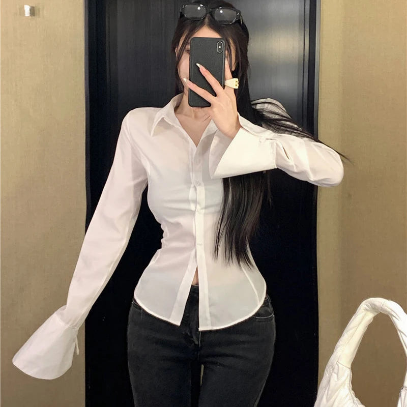 Camisa Social Feminina Estruturada